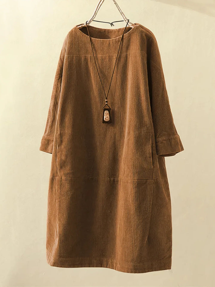 FAEZIRA – CORDUROY TUNIC DRESS