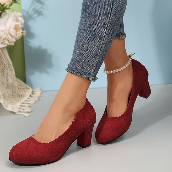 Laure™ | Wide Toe Pumps with Stable Heel for Pain-Free Comfort