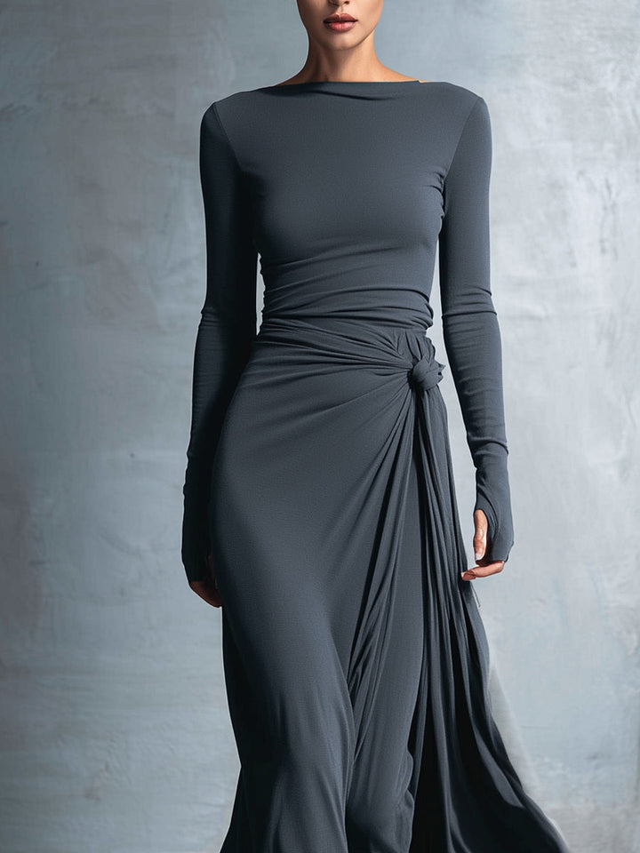 Vittoria | Maxi Dress with Side Knot