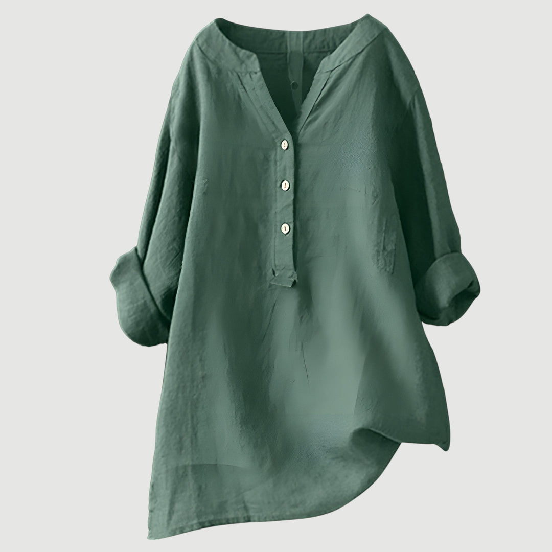 LYLA – AIRY AND COMFORTABLE LINEN TOP