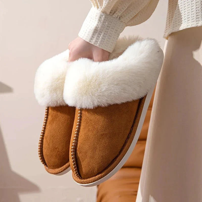 CHIOMA – NON SLIP FUR SLIPPERS FOR WINTER