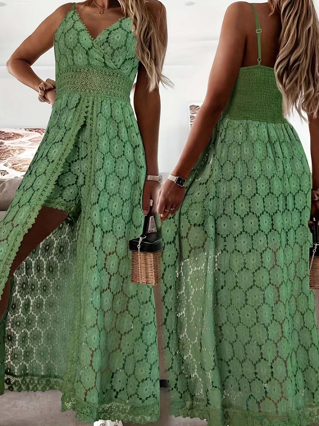 Dawn - Elegant Lace Romper