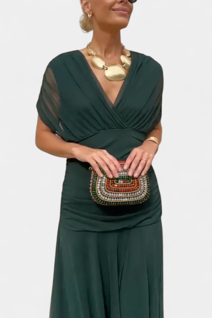 SYLTHERA – ELEGANT WOMEN’S ROMANTIC LONG FLORAL DRESS