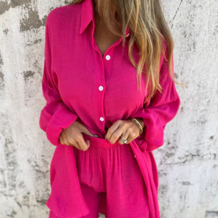 Lyrie - Relaxed Polo Set