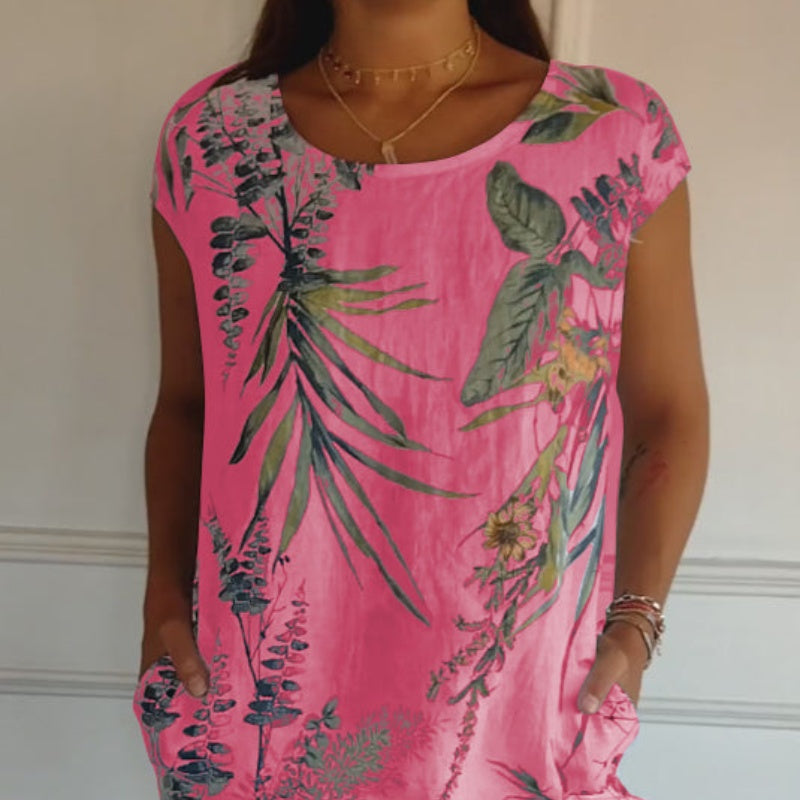 TINDRA – PRINTED SPRING MAXI DRESS